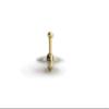 Hammered Spinning Top 925 Sterling Silver and Barss, Hollow Shape Chanukah Judaica Jewish gift for children's view 3
