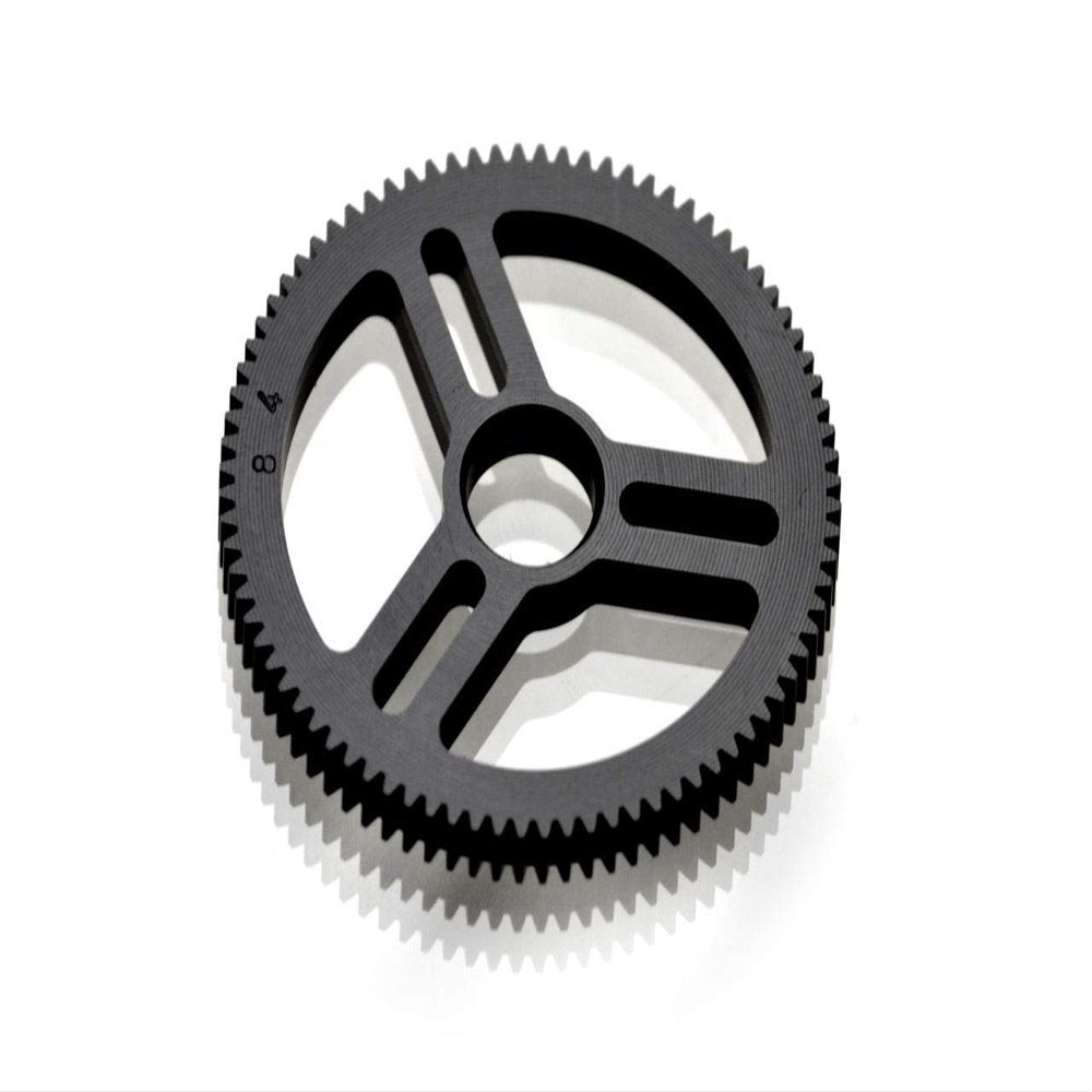 EXOTEK Racing 1988 Flite Spur Gear 48 Pitch 84 Tooth, Machined Delrin, for EXO Spur Gear Hubs