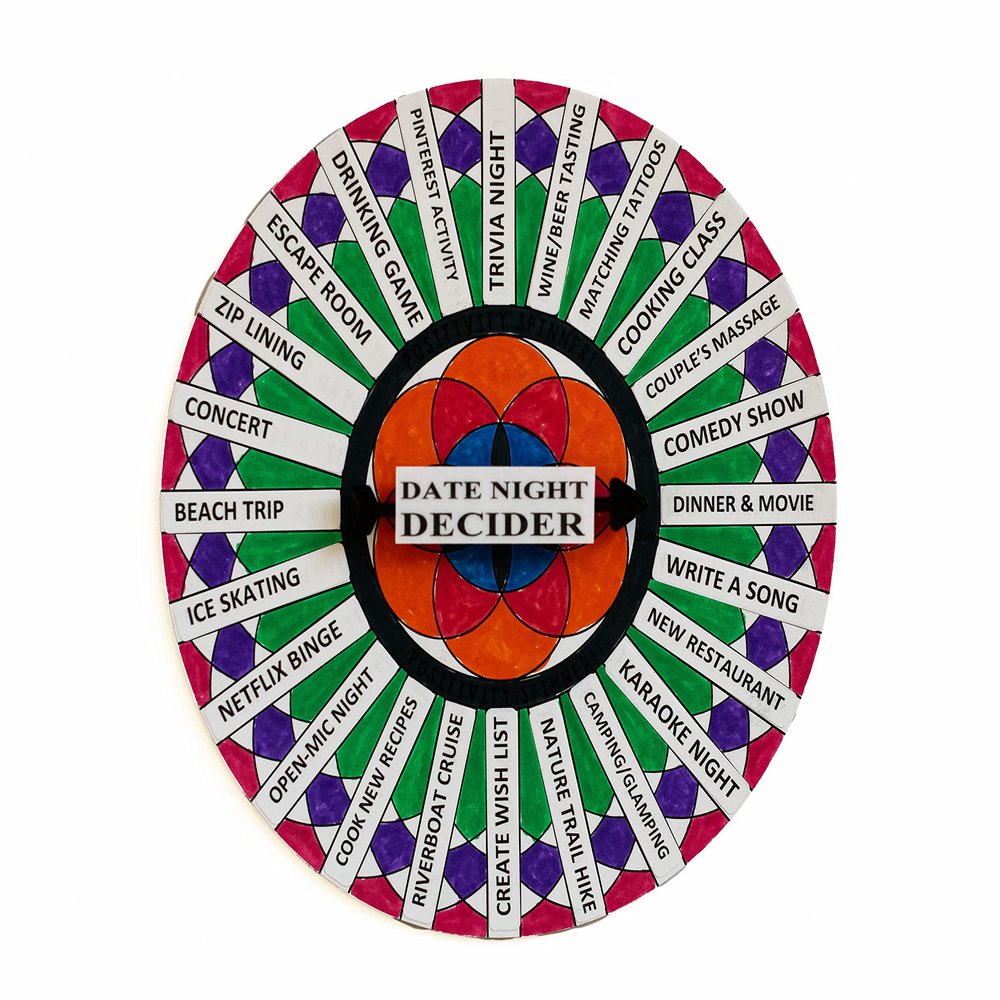All Positive Products Date Night Decider - Fun and Creative Ideas for deciding what to do on your Date Night