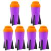 Mega Missile-Refill for Nerf N-Strike Elite Series, 6 Packs, Aevdor Compatible Darts Foam Rockets Bullets for Nerf Blaster Gun - (Orange & Purple) view 1