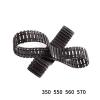 DAPENGNIAO 2PCS 350 550 570 560 Caterpillar Track Link Rreeper Suitable for HuiNa Excavator RC Car Toys Styling 1/14 15 Channel RC Car Parts Accessories view 2