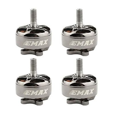 EMAX 4Pcs ECOII-2306 / 2207 2400KV/1700KV/1900KV 4mm 3-6S Brushless Motor for DIY RC FPV Racing Quadcopter Multi Axis Drone (ECOII-2306,2400KV)