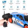 Liberty Imports RC Drift Car 1/24 2.4GHz 4WD Remote Control Sport Racing On-Road Vehicle with LED Light, Batteries and Drift Tires (Style 7) view 4