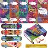 JOYIN 28 Pcs Valentines Day Finger Skateboards with Cards for Kids, Valentine Party Favor, Greeting Cards, Classroom Exchange Prizes, Holiday Reward Gifts, Finger Skateboard Toys view 1