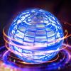 Hoofun Flying Orb Ball Toy, 2025 Magic Hover Ball Boomerang, 360 Rotating Cosmic Globe Flying Spinner, Hand Controlled Mini Drone with Led Lights, Cool Toys Gift for Boys & Girls Age 6-12, Blue view 2