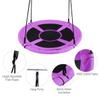 40" Flying Saucer Tree Swing Indoor Garden Playset Kids Birthday Gift Purple view 3