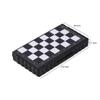 Linman Magnetic Chessboard Game Wallet Appearance Portable Folding Travel Family Party Chess Set International Chess Game view 2