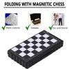 Linman Magnetic Chessboard Game Wallet Appearance Portable Folding Travel Family Party Chess Set International Chess Game view 4