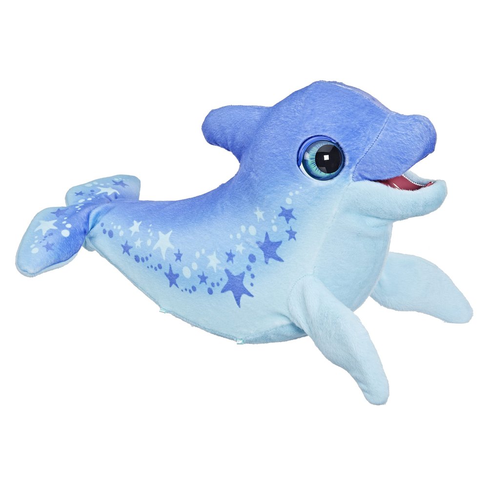 furReal, Mon dauphin joyeux, peluche interactive, animal lectronique, plus de 80 sons et ractions, ds 4 ans