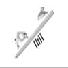 Aluminum Center Brace Bar & Mount For 1/10 Traxxas HOSS 4X4 VXL 90076-4 - 11Pc Set Silver view 1