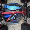 Aluminum Center Brace Bar & Mount For 1/10 Traxxas HOSS 4X4 VXL 90076-4 - 11Pc Set Silver view 4