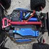 Aluminum Center Brace Bar & Mount For 1/10 Traxxas HOSS 4X4 VXL 90076-4 - 11Pc Set Blue view 3