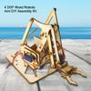 143 4 DOF Robot Arm Robotic Arm Kit Robot Arm Wood Robotic Mechanical Arm SG90 Servo for SNAM1500, for Students, DIY Enthusiasts view 4