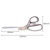 Professional Tailors for Sewing and Fabric Cutting Lightweight Stainless Steel Design Comfortable Handle for Crafting and Trimming Tasks for Tailors and view 3