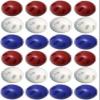 WIFFLE Ball Bulk Pack of 24 Balls Includes Set of 8 Each Official Red, White and Blue Balls - USA Outdoor Game, Limited Edition, with Bonus Wristband view 1