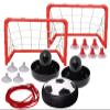 Air Soccer Hover Ball Set, Kids Toys Cushioned Bumper Soccer Ball Table Top Action Game, Includes 2 Paddles & 2 Goal Posts view 2