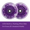Wiggle Car Polyurethane Replacement Wheels Set Upgrade for Ride-on Toys (Purple) view 2
