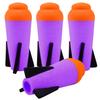 Ruibytree Mega Missile Refill for Nerf N-Strike Elite Series, 4Packs, Compatible Darts Mega Missile Refill Bullets Foam Rockets for Nerf Party (Purple) view 1