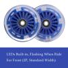 Wiggle Car Polyurethane Replacement Wheels Set Upgrade for Ride-on Toys (Dark Blue) view 2