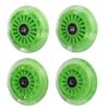 Wiggle Car Polyurethane Replacement Wheels Set Upgrade for Ride-on Toys (Light Green) view 1