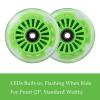 Wiggle Car Polyurethane Replacement Wheels Set Upgrade for Ride-on Toys (Light Green) view 2