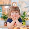 WAHAWU Baby Crown for 4st Birthday - Fourth Birthday Party Decoration, Glitter Crown Hat view 3