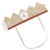 WAHAWU Baby Crown for 4st Birthday - Fourth Birthday Party Decoration, Glitter Crown Hat view 4