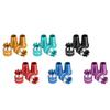 Toys Hobbies 4mm Multicolor Metal Transmitter Stick Rocker for JR Futabas Transmitter - (Color: Red) view 2