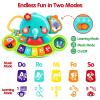 Baby Piano Toy 6 to 12 Months Light Up Music Baby Toys for 6 9 12 18 Months Early Learning Educational Piano Keyboard Infant Babies Girl Toy 1 Year Old Boy Girls Gift view 3