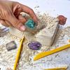 Allessimo Fossil Adventure- Gemstone Mining Dig Kit, Complete Excavation Geology Science Toy Kits for Kids, Discover Real Gems, Educational and Fun Learning Adventure for Boys and Girls view 2
