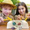 Allessimo Fossil Adventure- Gemstone Mining Dig Kit, Complete Excavation Geology Science Toy Kits for Kids, Discover Real Gems, Educational and Fun Learning Adventure for Boys and Girls view 3