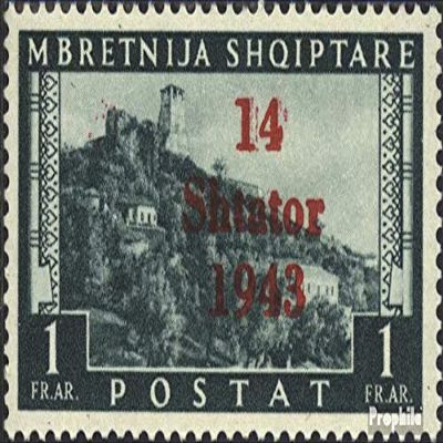 Albania (German.cast.2.World.) 11 unmounted Mint/Never hinged ** MNH 1943 shtator (Stamps for Collectors)