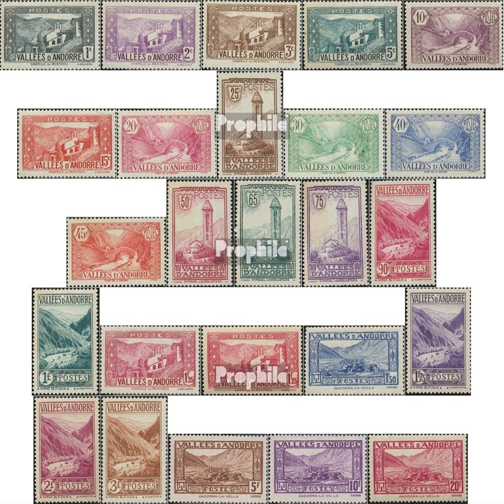 Andorra - French Post 24-47 (Complete.Issue.) Volume 1932 completeett unmounted Mint/Never hinged ** MNH 1932 Landscapes (Stamps for Collectors) Landscapes