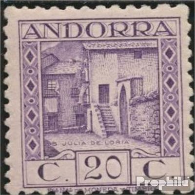 Andorra - Spanish Post 19B unmounted Mint/Never hinged ** MNH 1929 Landesmotive (Stamps for Collectors)