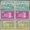Berlin (West) 121wP-123wP Horizontal Couple (Complete.Issue.) unmounted Mint/Never hinged ** MNH 1954 Berlin Buildings (Stamps for Collectors) view 1