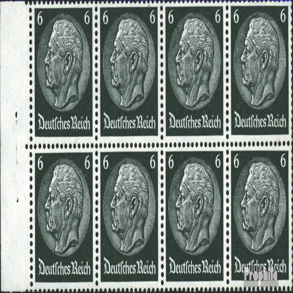 German Empire Hbl76 unmounted Mint/Never hinged ** MNH 1933 Hindenburg WZ 2 (Stamps for Collectors)