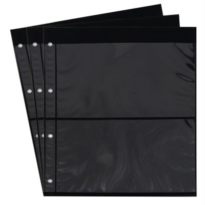 10 Prophila Double-Sided stocksheets, 2-Way Division, 2 Pockets