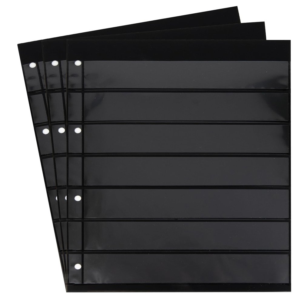 10 Prophila Double-Sided stocksheets, 7-Way Division, 7 Pockets