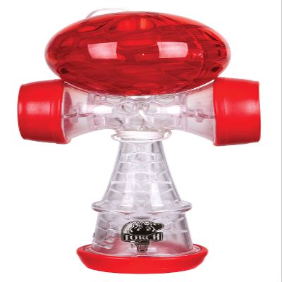 Duncan Toys Torch Light-Up Kendama Toy, Red & Clear