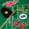 Cyber-Deals Craps Kit Sets with Dice Stick & Acrylic Dice Boat, Featuring Authentic Las Vegas Casino Table-Played Dice (Bally's (Purple Frosted)) view 1