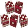 Cyber-Deals Craps Kit Sets with Dice Stick & Acrylic Dice Boat, Featuring Authentic Las Vegas Casino Table-Played Dice (Bally's (Purple Frosted)) view 2