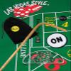 Cyber-Deals Craps Kit Sets with Dice Stick & Acrylic Dice Boat, Featuring Authentic Las Vegas Casino Table-Played Dice (Sunset Station (Green Frosted)) view 1