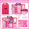 150 Pcs Doll Clothes and Accessories Playset with Dolls for Girls, Princess Gowns, Fashion Dresses, Swimsuits, Tops, Pants, Shoes, Bags Jewelrys in Closet for Doll Dress Up Fit for 11.5" Dolls view 2