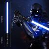 CVCBSER Dueling Lightsaber, 15 Colors Changeable with 12 Mode Sound Effect Premium Metal Handle Sturdy Blade Light Saber (RGB-X-Black) view 4