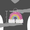 Mini Rainbow Pinata Favor Decoration (1 Pc) - Vibrant & Fun Party Essential for Candy Storage, Table Dcor & Festive Celebrations view 3