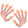 DR DINGUS Finger Hands (10 Middle Fingers)  Premium Rubber Little Tiny Puppets  Fun and Realistic Design  Ideal for Jokes, Gag Present, Fun for All Kids! view 1