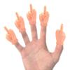 DR DINGUS Finger Hands (10 Middle Fingers)  Premium Rubber Little Tiny Puppets  Fun and Realistic Design  Ideal for Jokes, Gag Present, Fun for All Kids! view 3