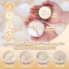 GOGOSO Ball Pit Balls Plastic Playballs for Baby Toddlers Kids Boys Girls Playhouse Decor Play Pool Fun Phthalate-Free BPA-Free Bath Toy White Beige Transparent,100 Balls view 2