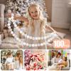GOGOSO Ball Pit Balls Plastic Playballs for Baby Toddlers Kids Boys Girls Playhouse Decor Play Pool Fun Phthalate-Free BPA-Free Bath Toy White Beige Transparent,100 Balls view 3