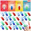 28 Pack Valentines Day Gift Cards with Finger Lights for Kids Classroom Exchange, Light Up Valentine Finger Toys, Non-Candy School Party Favors, Group Gifting Set, School Prizes, Goodie Bag Filler view 1